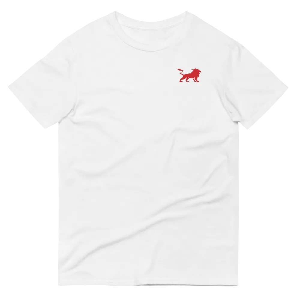 Original V2 Short-Sleeve T-Shirt with Front and Back RED Logo