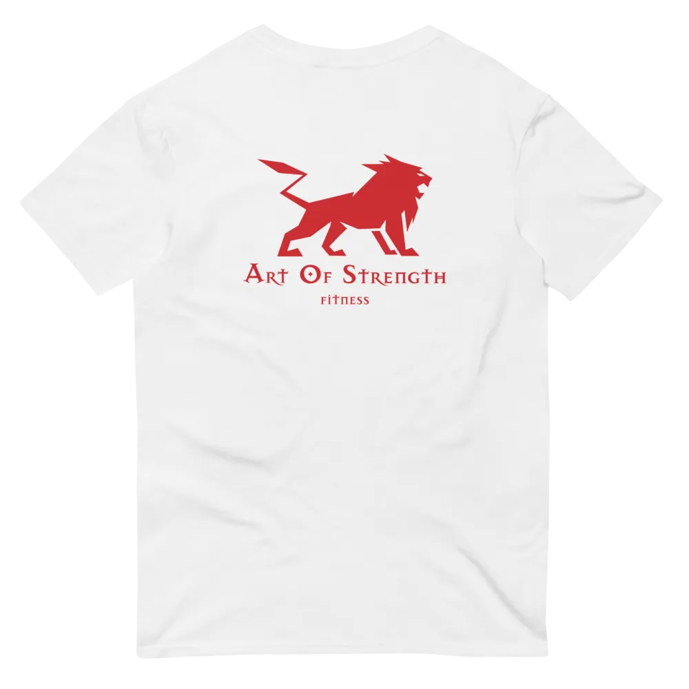 Original V2 Short-Sleeve T-Shirt with Front and Back RED Logo