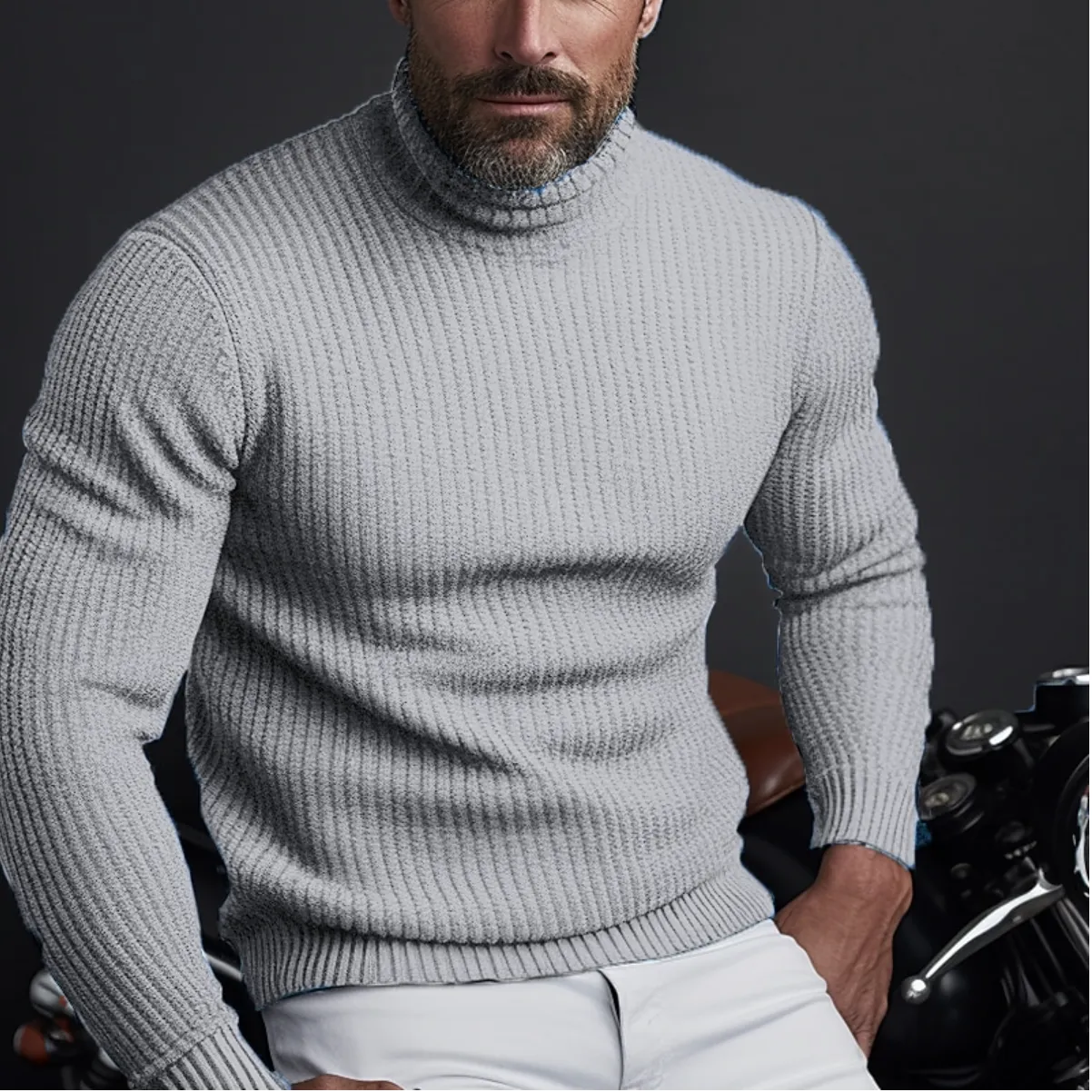 Peter | Stylish Men's Turtleneck Sweater