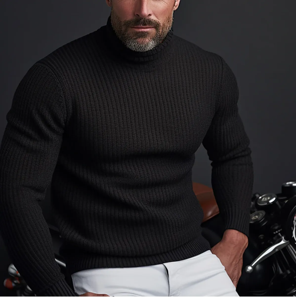 Peter | Stylish Men's Turtleneck Sweater