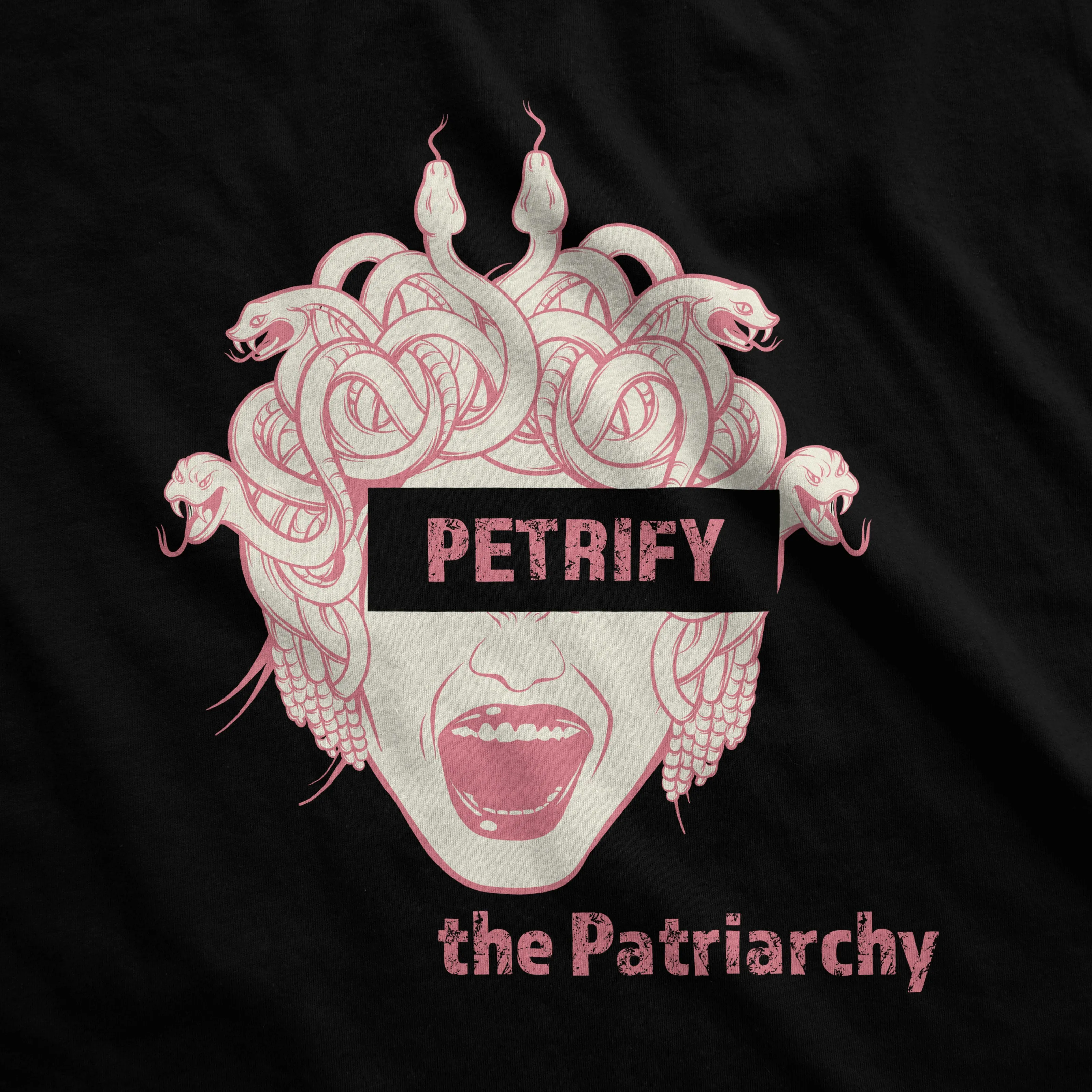 Petrify the Patriarchy - Women’s Flex Scoop Neck Tee