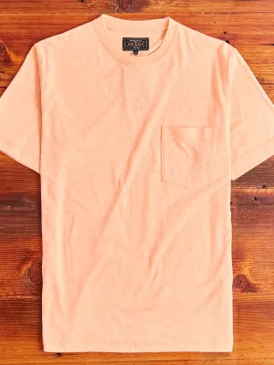 Pocket T-Shirt in Orange