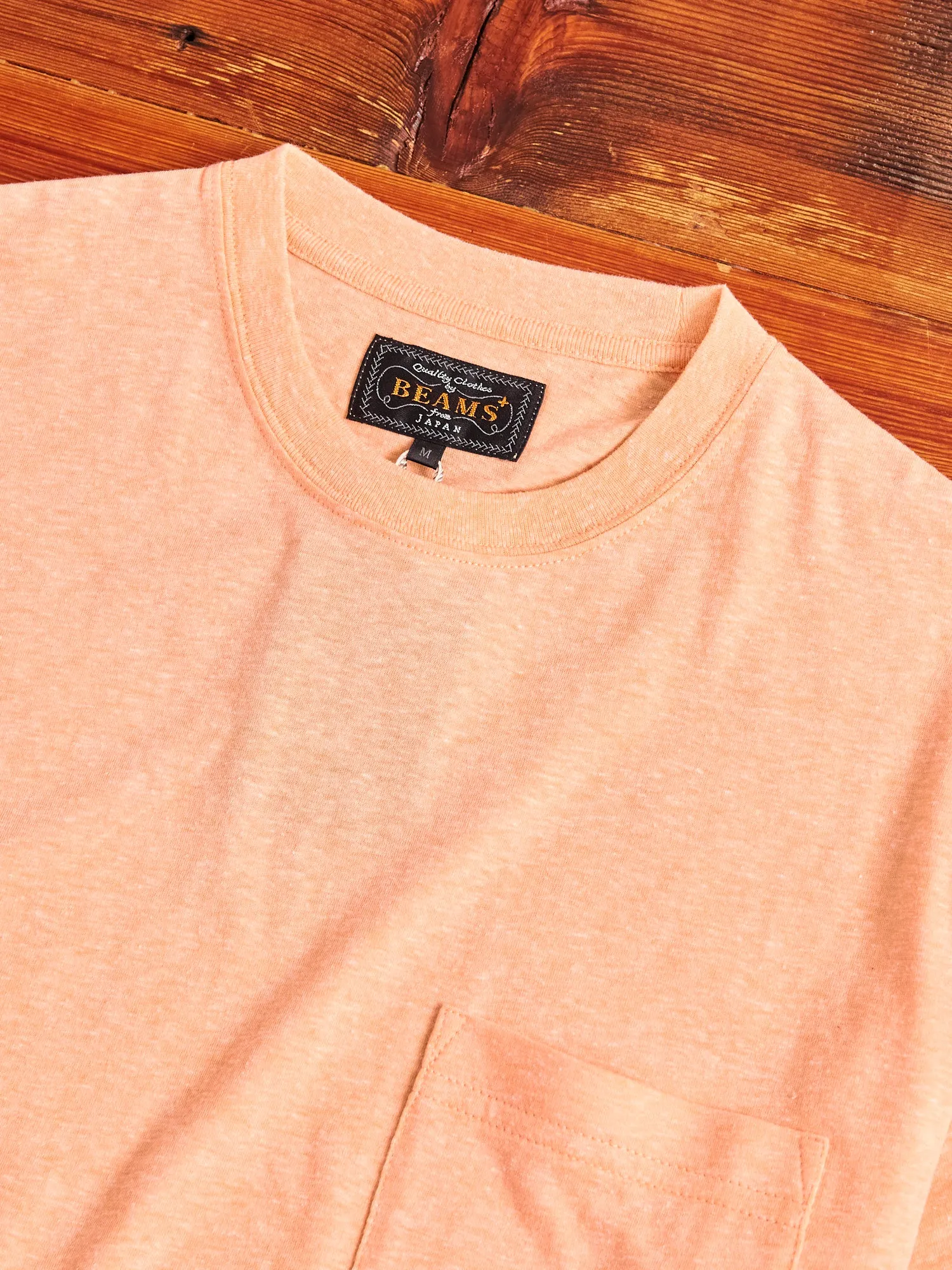 Pocket T-Shirt in Orange
