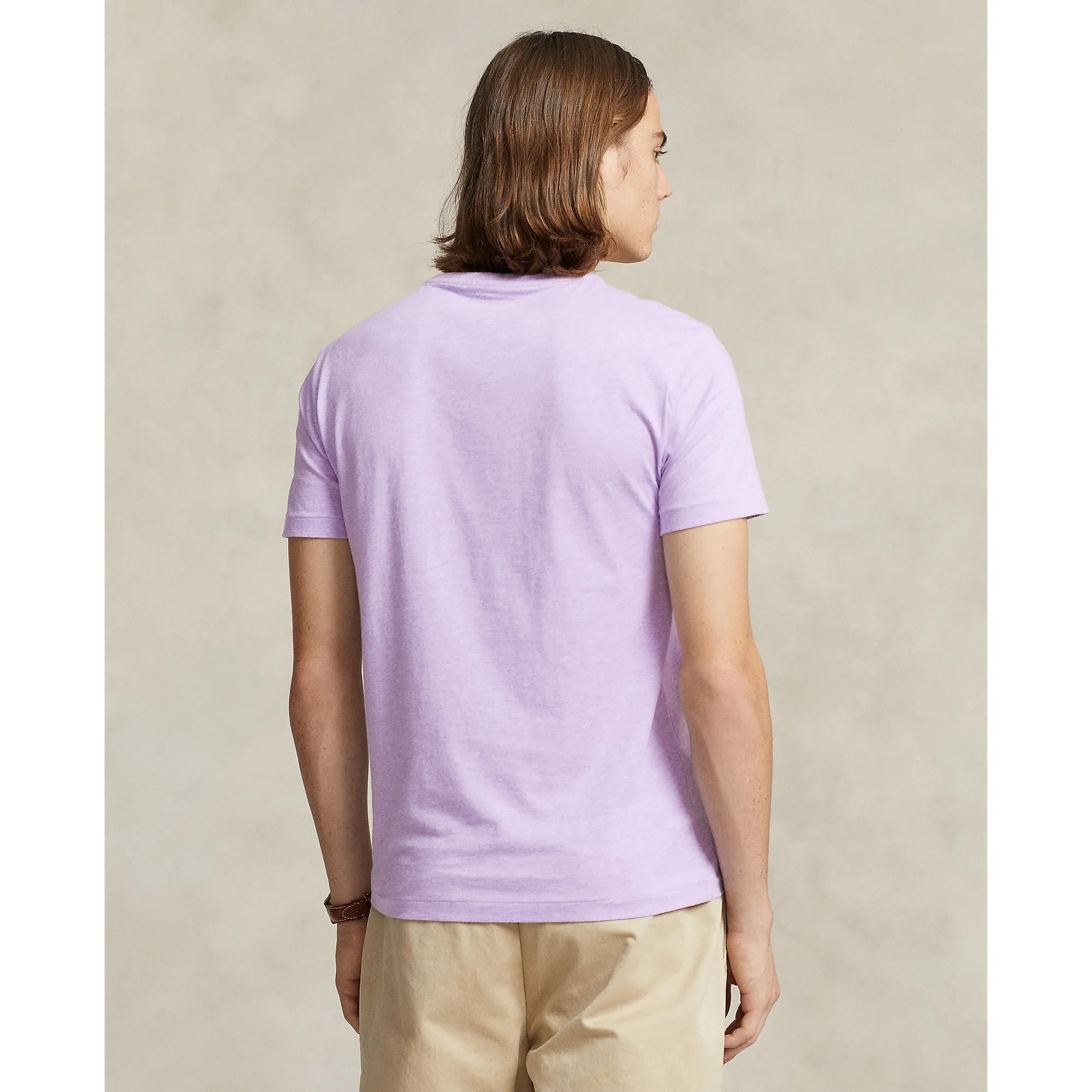 Polo Ralph Lauren - Custom Slim Fit Jersey Crewneck T-Shirt - Paste Purple Heather