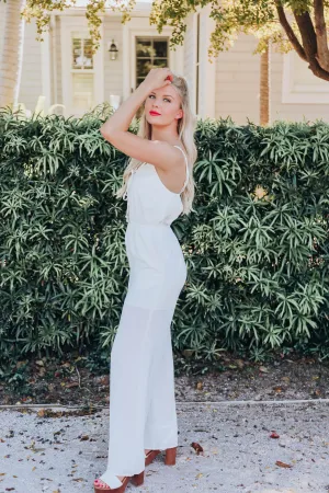 Porcelain Pocketed Jumpsuit