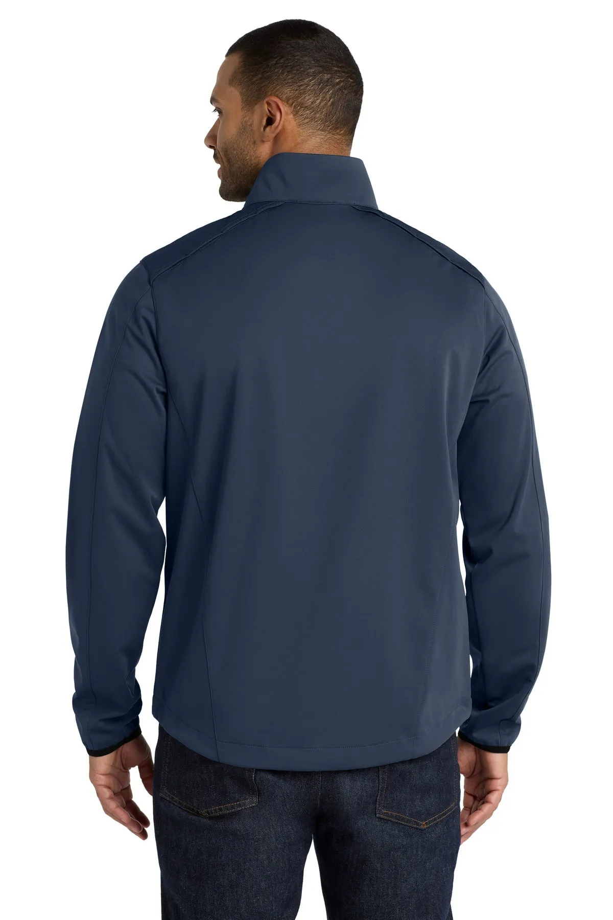 Port Authority Active 1/2-Zip Soft Shell Jacket. J716 Dress Blue Navy