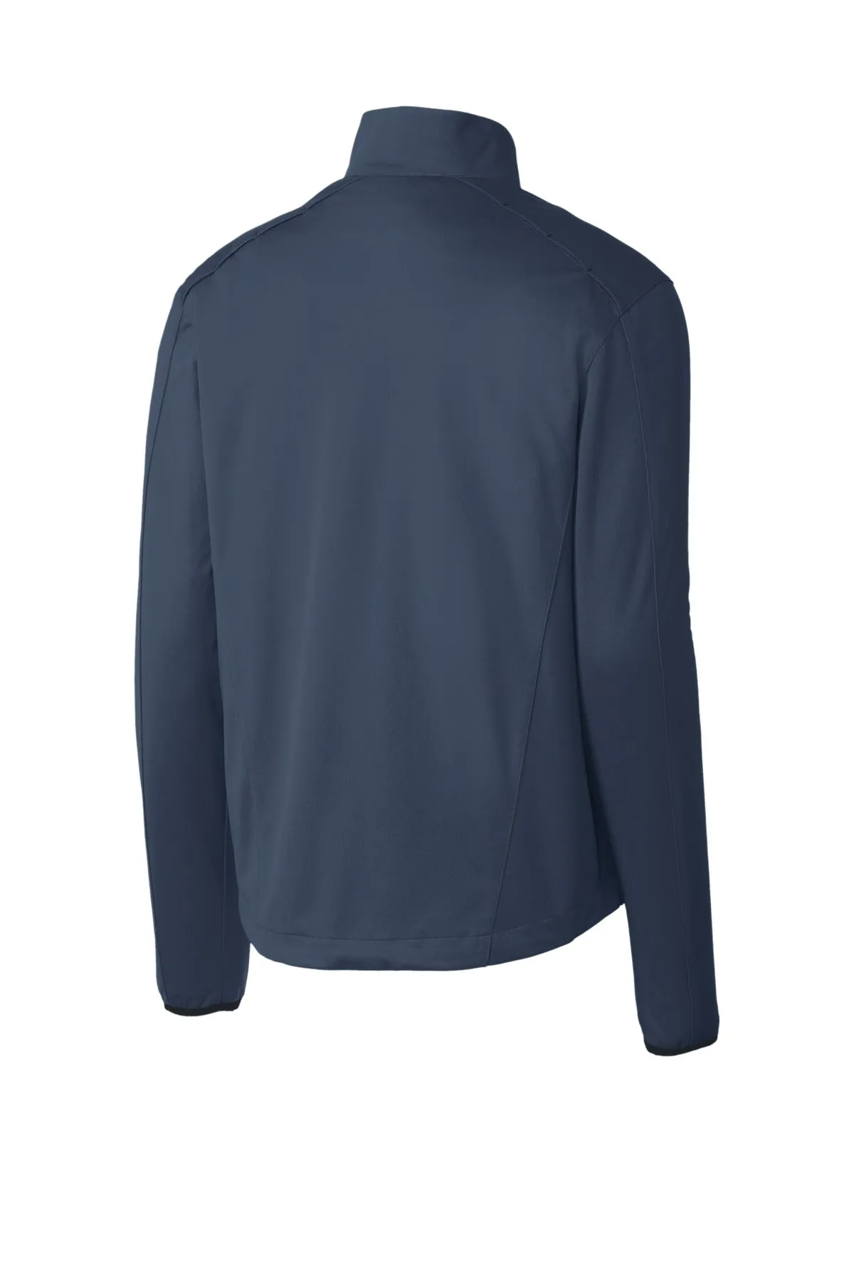 Port Authority Active 1/2-Zip Soft Shell Jacket. J716 Dress Blue Navy