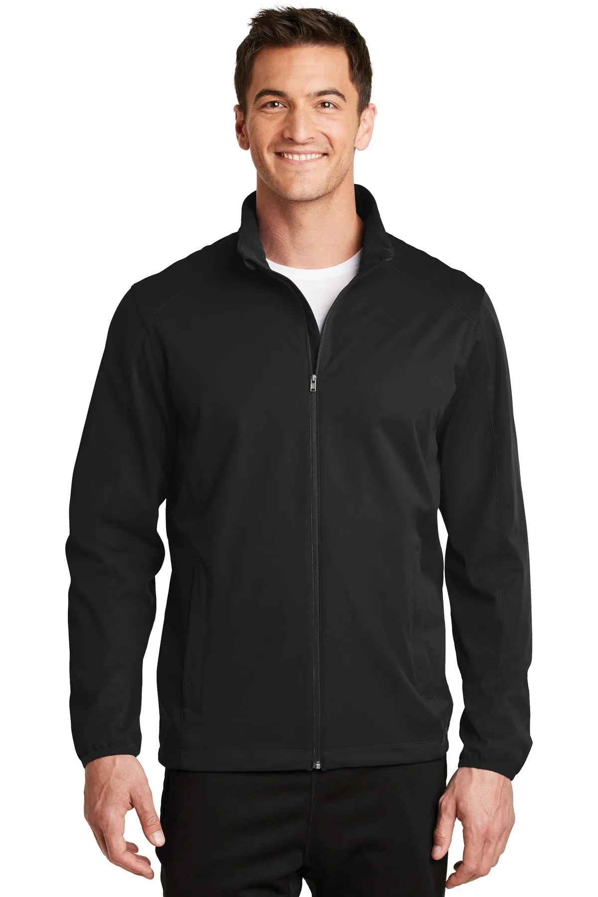 Port Authority Active Soft Shell Jacket. J717 Deep Black