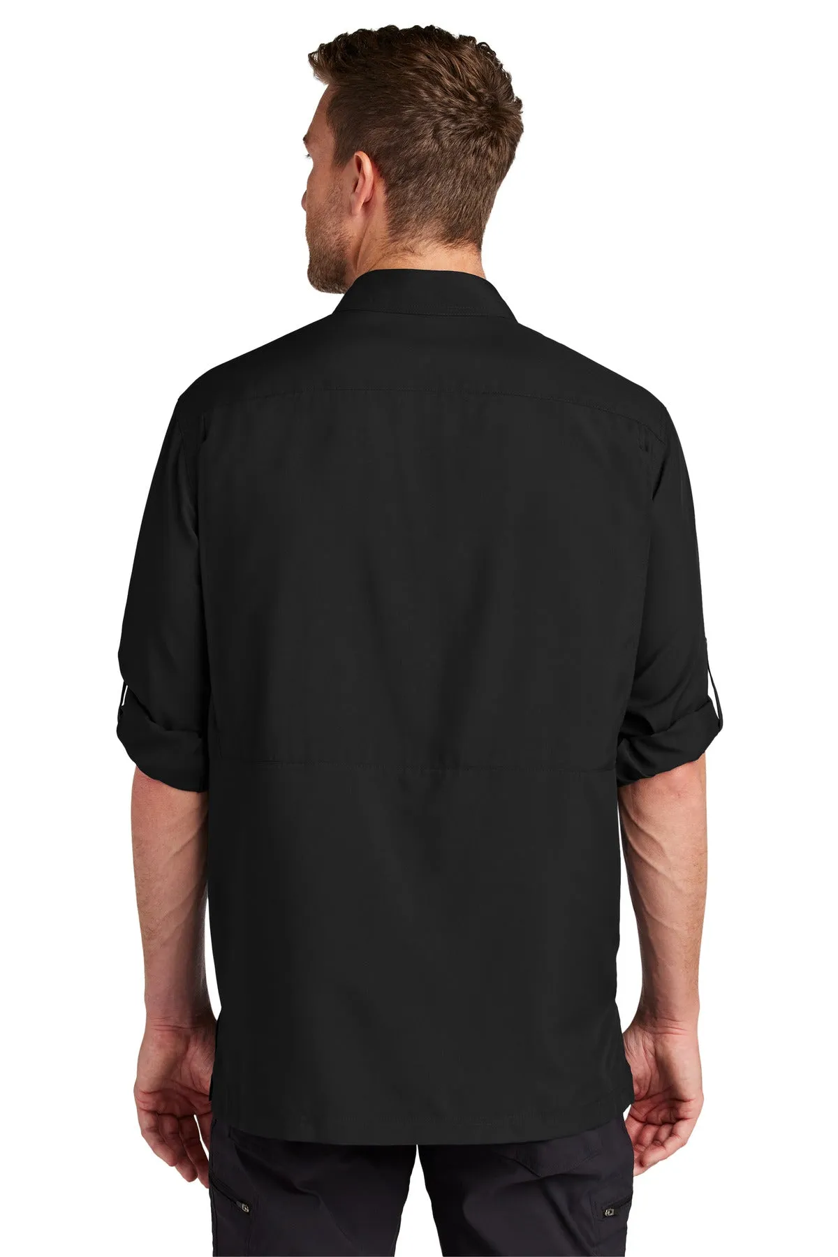 Port Authority Long Sleeve UV Daybreak Shirt W960 Deep Black