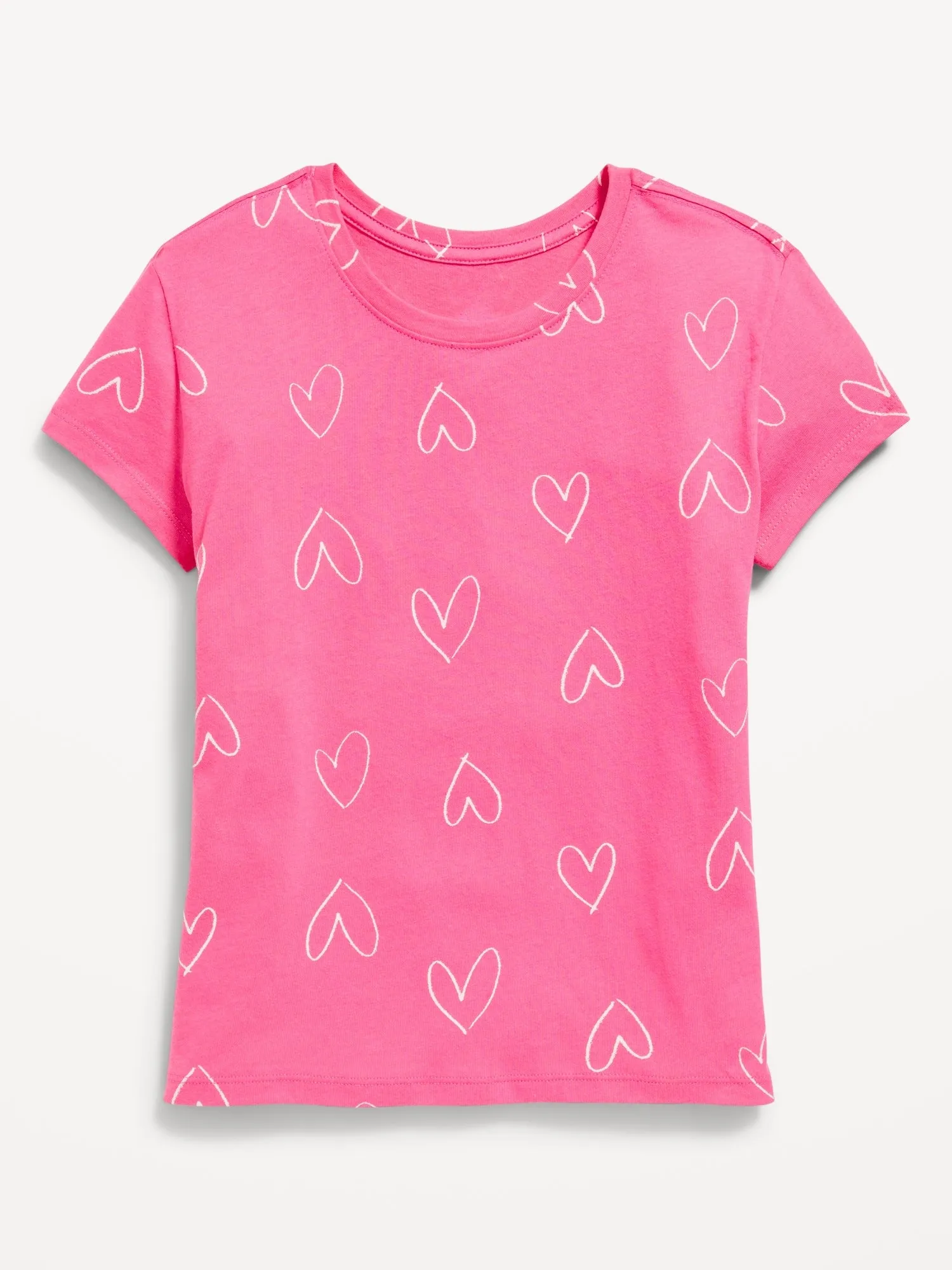 Printed Softest Short-Sleeve T-Shirt for Girls