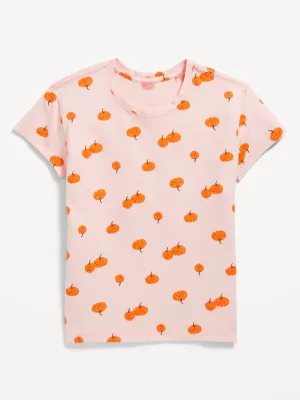 Printed Softest Short-Sleeve T-Shirt for Girls