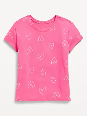 Printed Softest Short-Sleeve T-Shirt for Girls