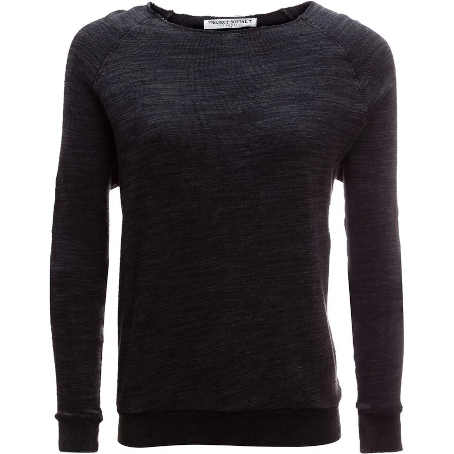Project Social T Bonfire Crewneck Sweatshirt | MW black Olive