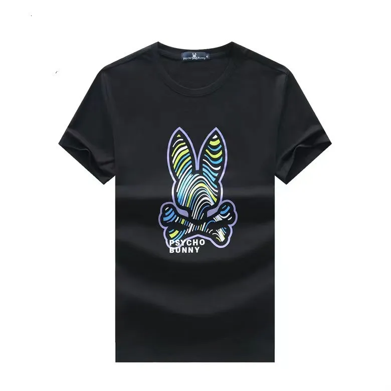 Psycho Bunny Men's Mainline Fitted T-shirt-Black