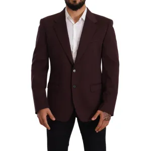 Purple Cotton Blazer