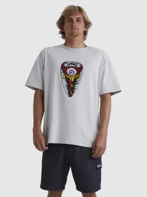 Quiksilver Acid Eyes Tee GRAY VIOLET