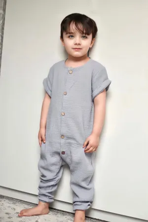 "Atticus" Cheesecloth Jumpsuit