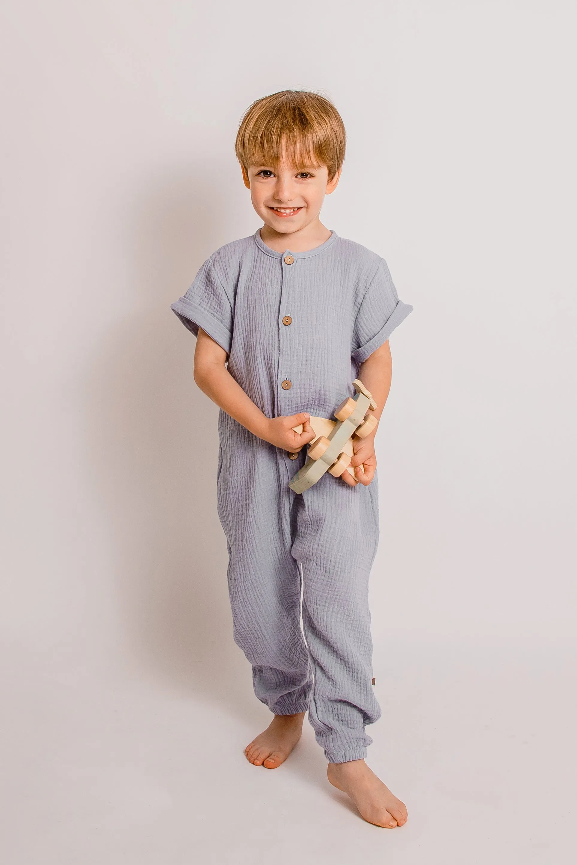 "Atticus" Cheesecloth Jumpsuit