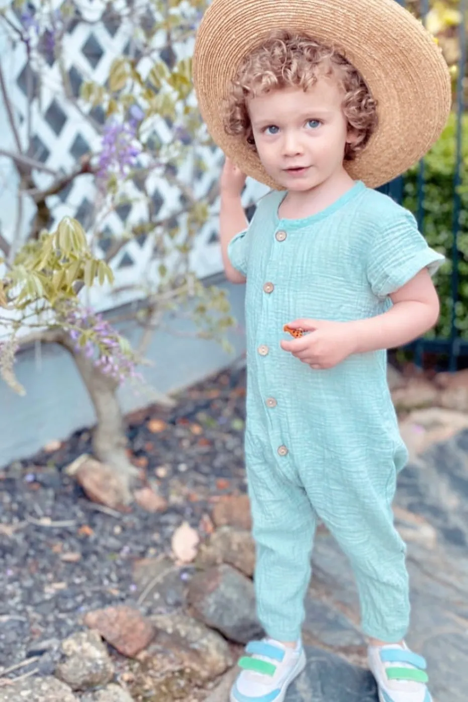 "Atticus" Cheesecloth Jumpsuit
