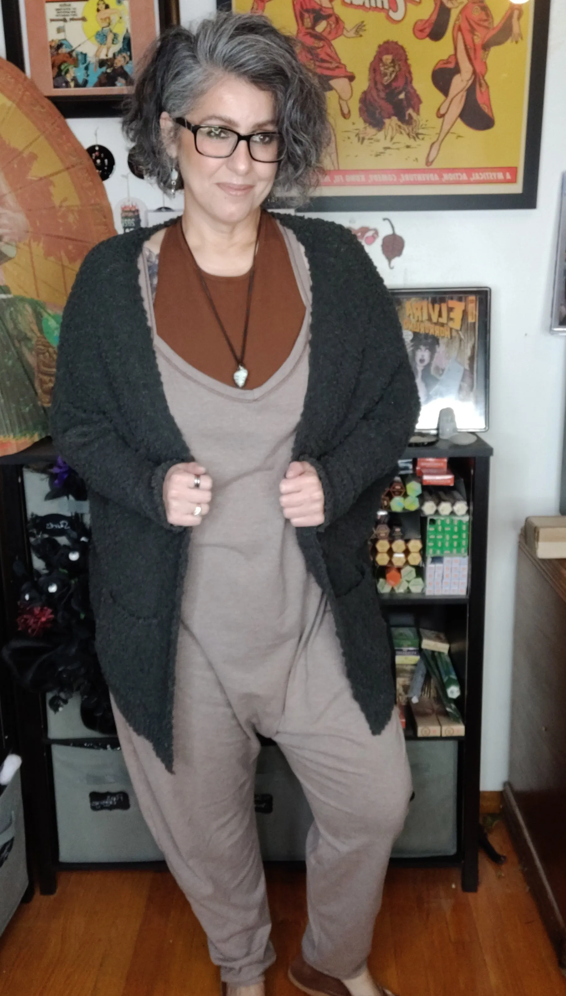 "Better Late Than Never" Solid Harem Jumpsuit