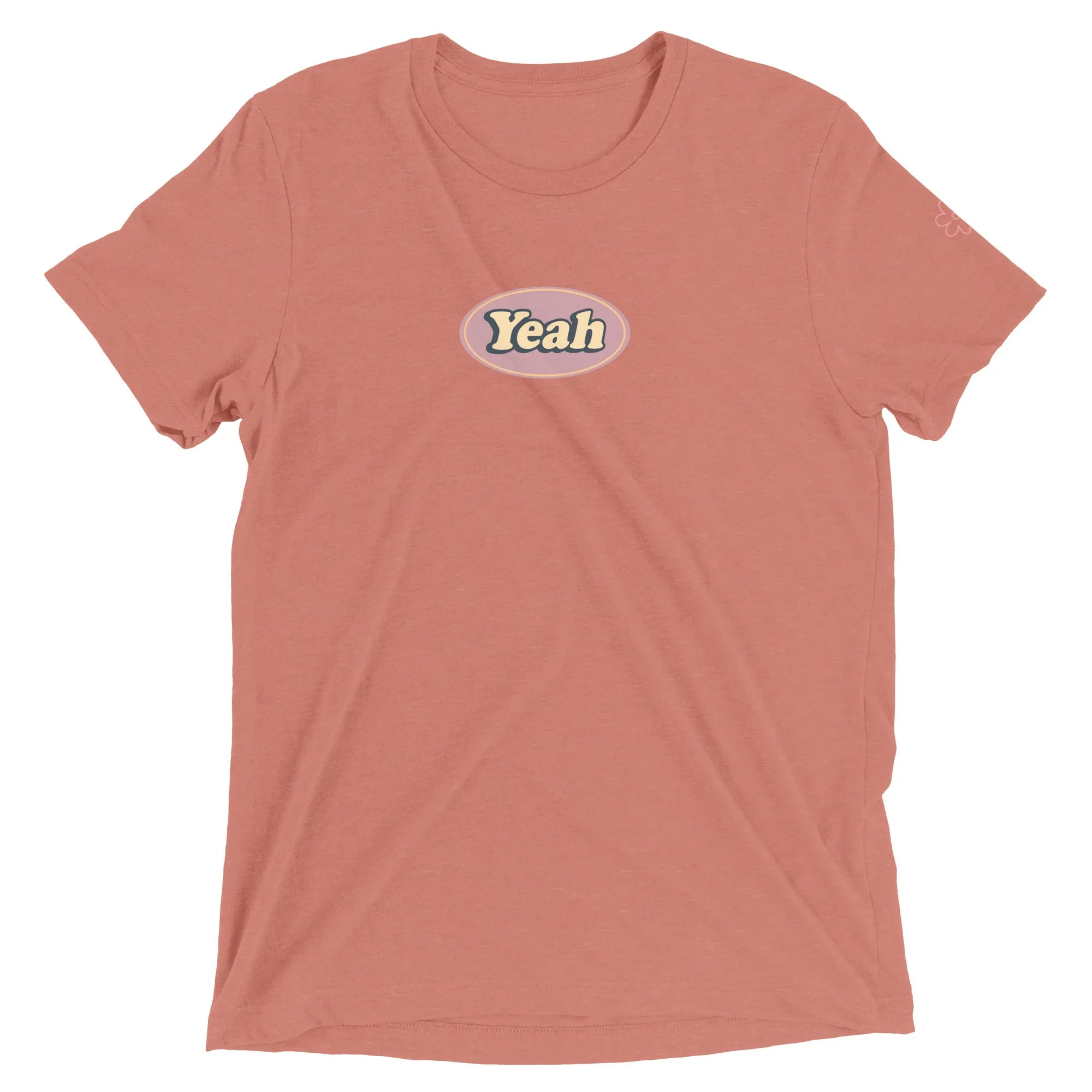 "yeah" Unisex Short sleeve t-shirt