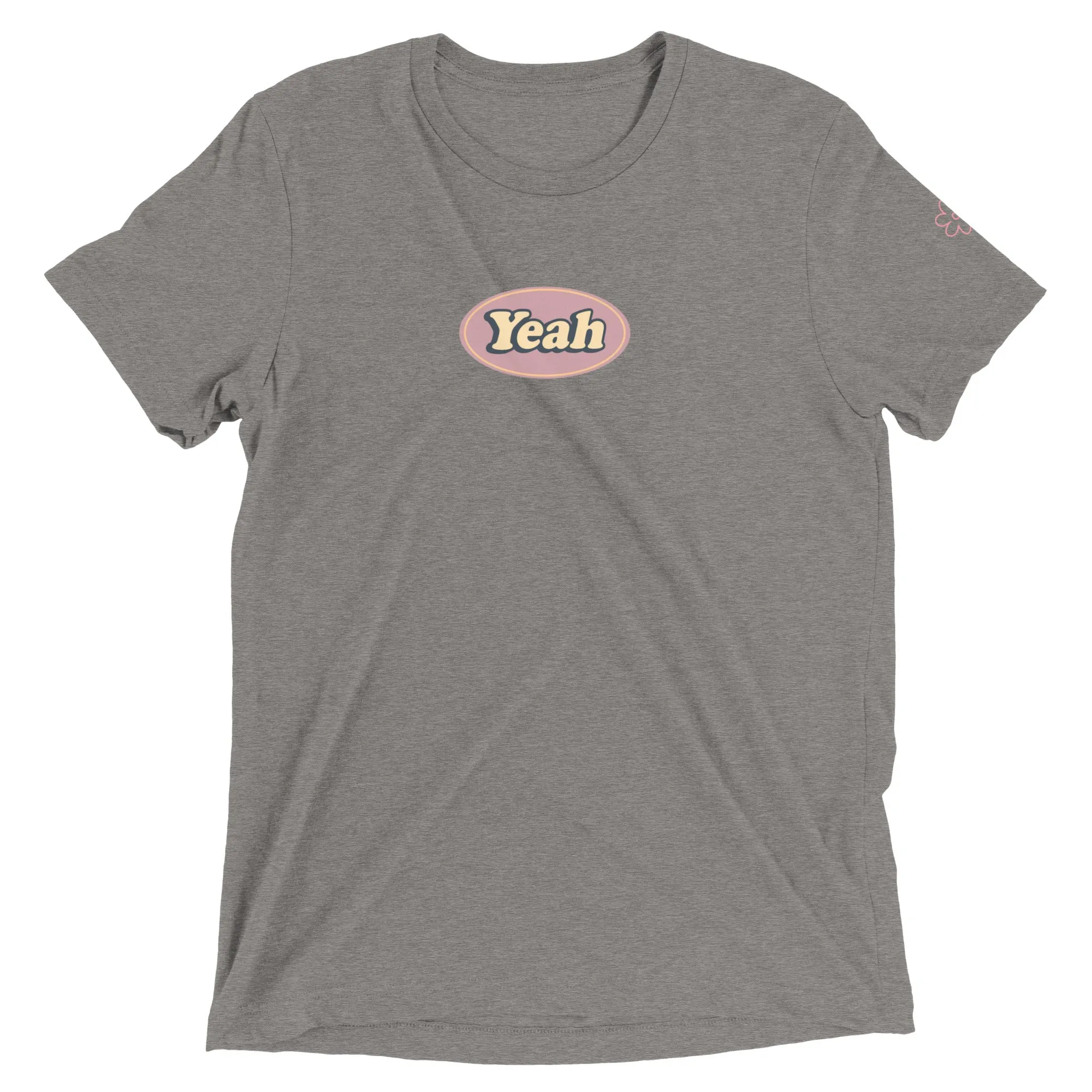 "yeah" Unisex Short sleeve t-shirt