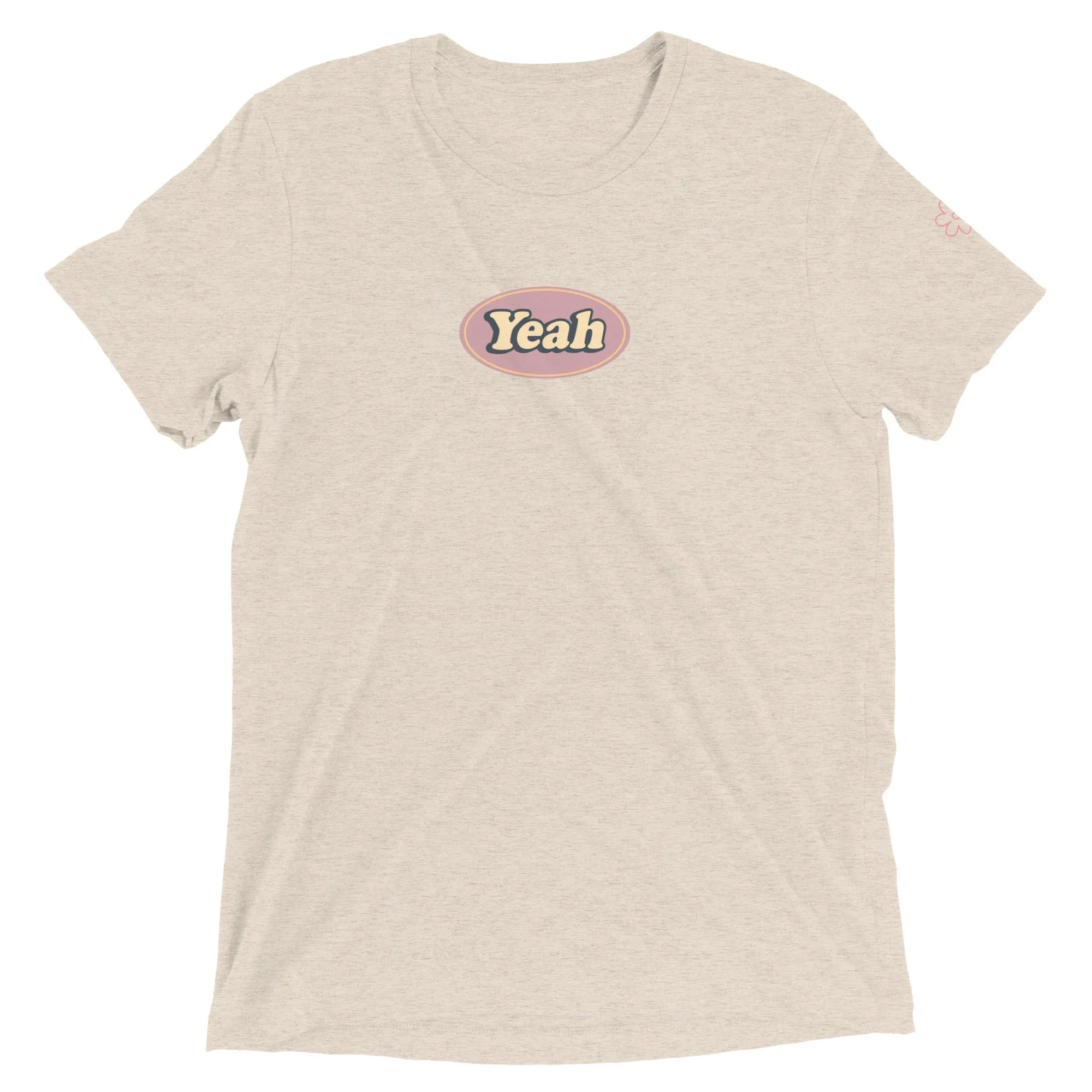 "yeah" Unisex Short sleeve t-shirt