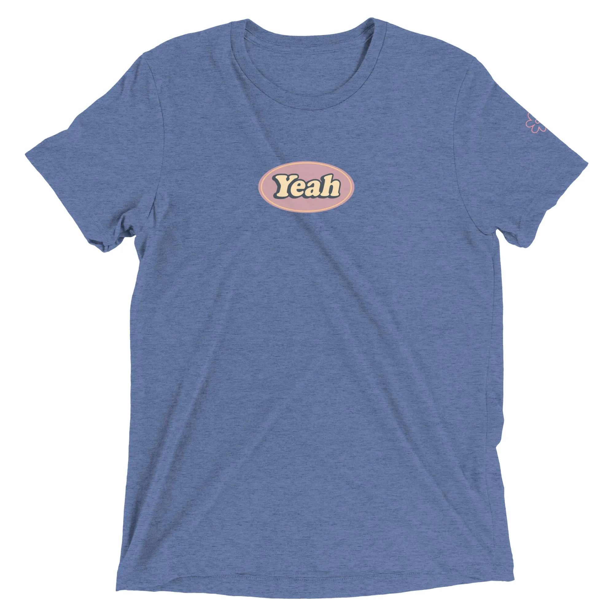 "yeah" Unisex Short sleeve t-shirt