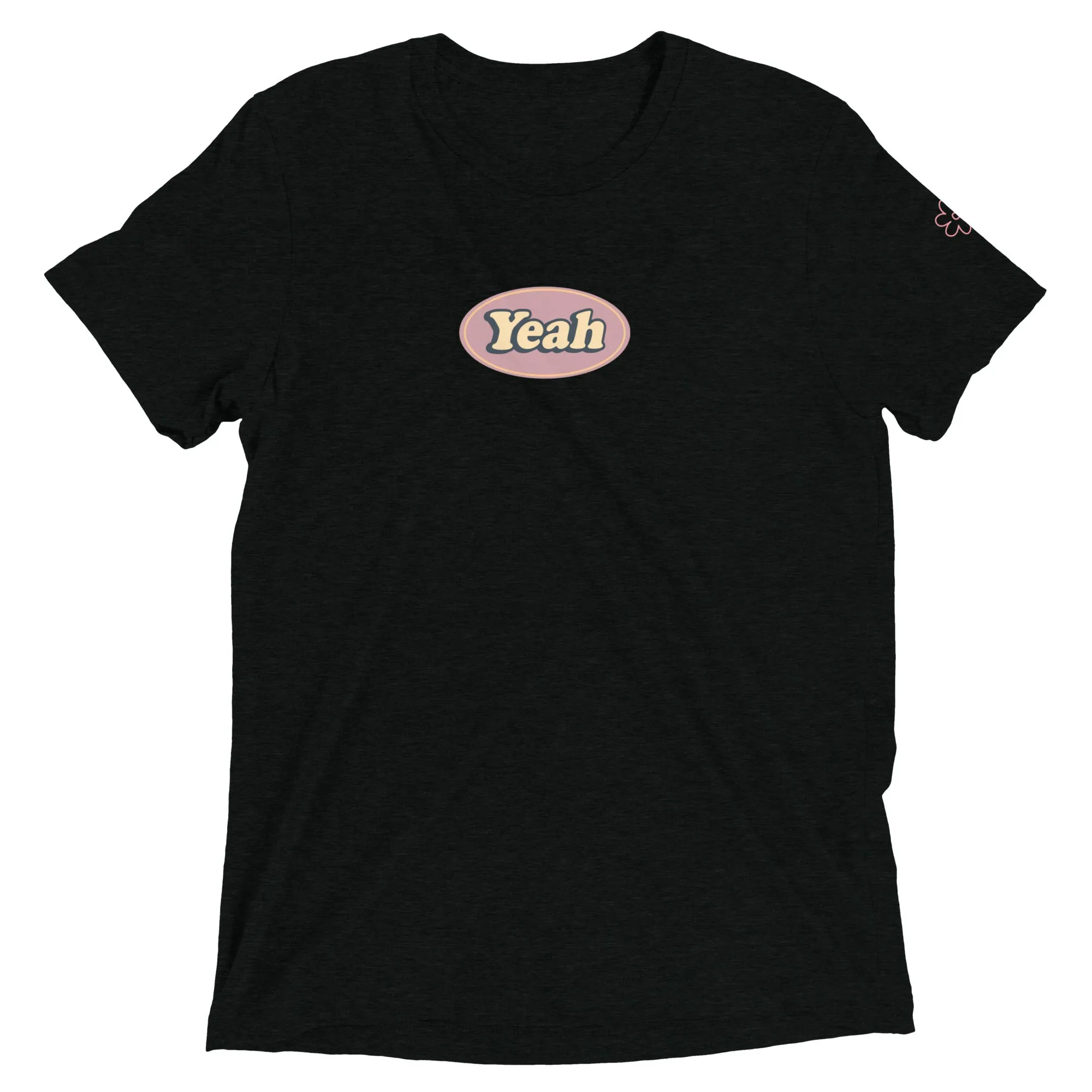 "yeah" Unisex Short sleeve t-shirt