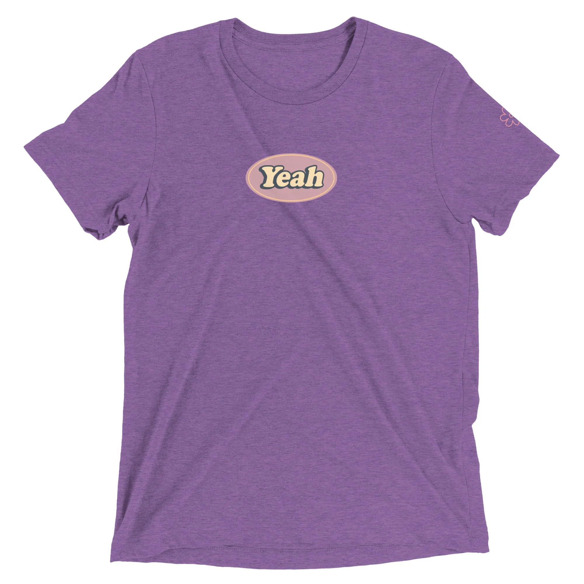 "yeah" Unisex Short sleeve t-shirt