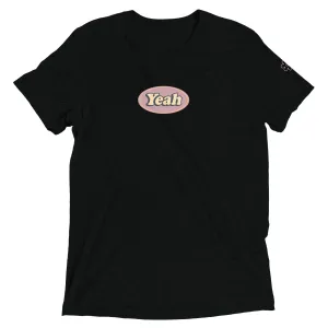 "yeah" Unisex Short sleeve t-shirt