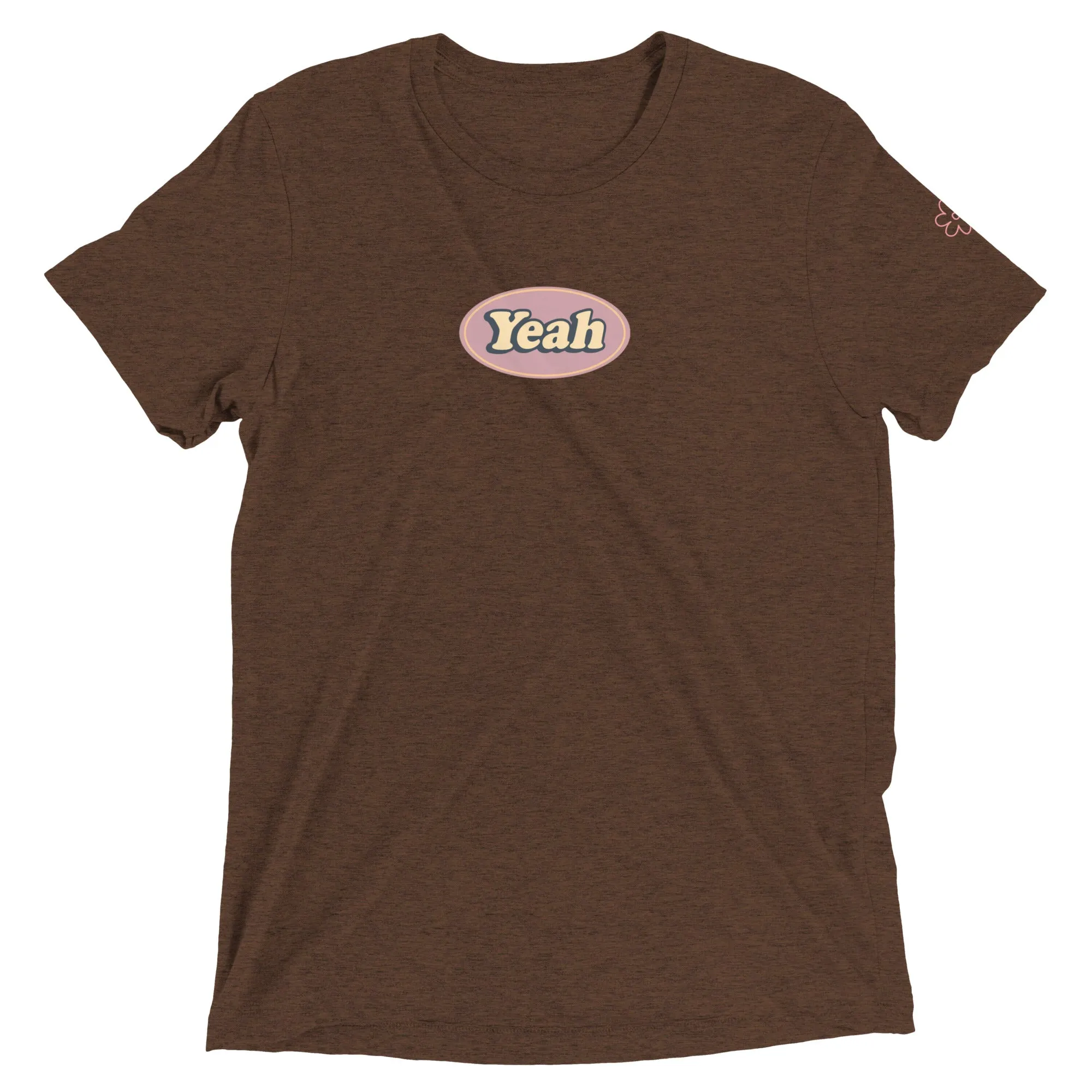 "yeah" Unisex Short sleeve t-shirt