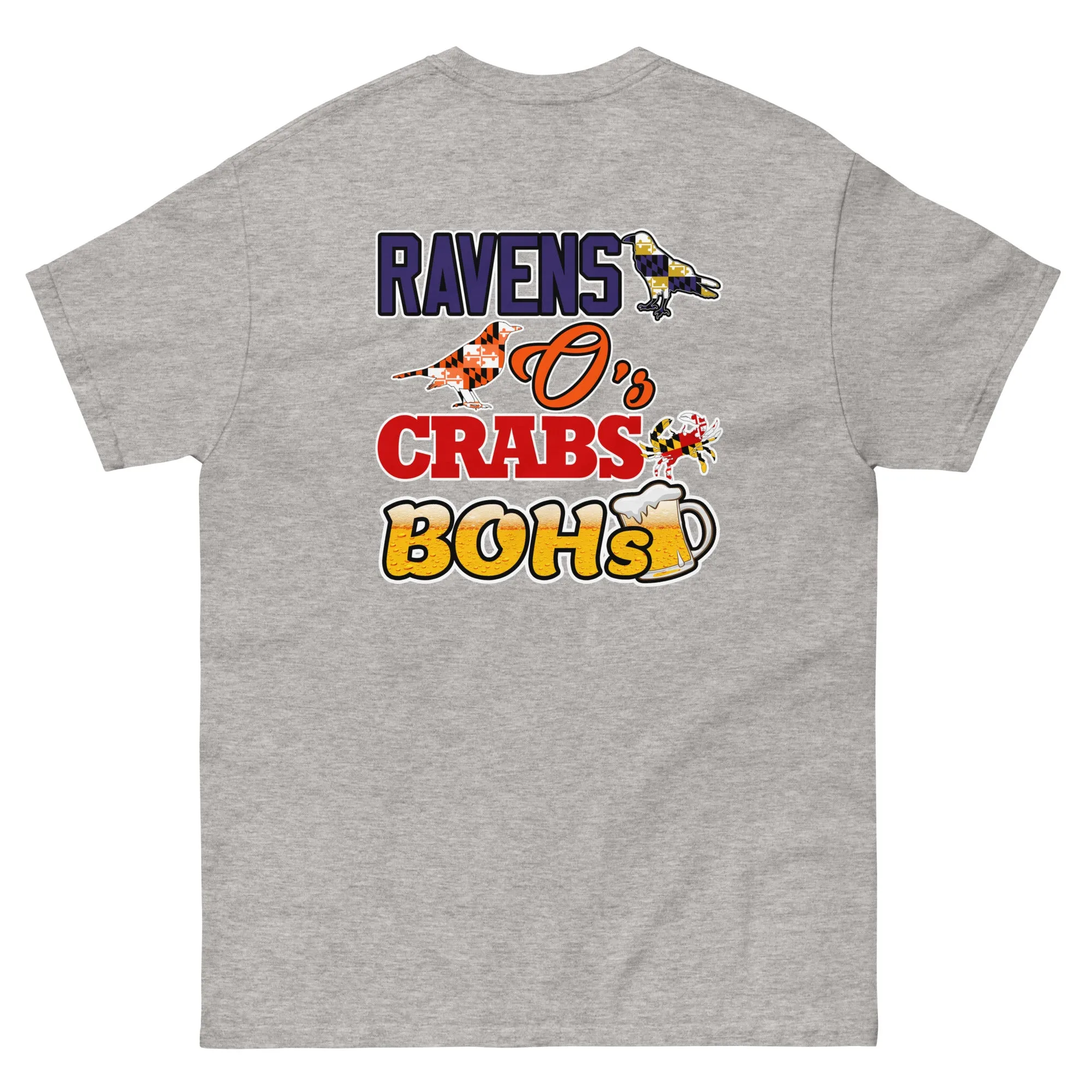 Ravens Os Crabs Bohs Home T-Shirt