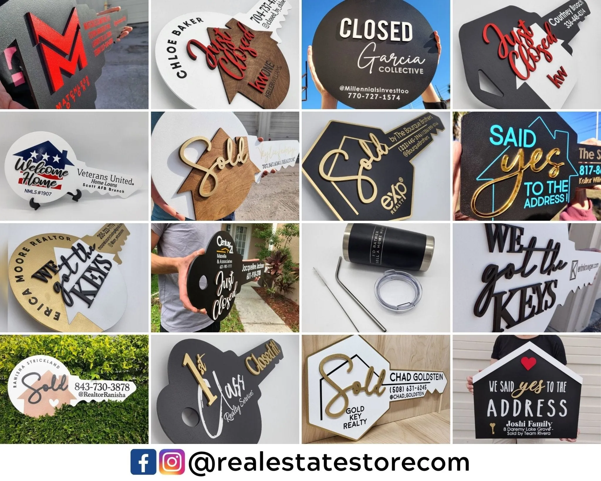 Real Estate T-shirt with Custom Logo