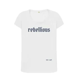 Rebellious Scoop Neck Tee