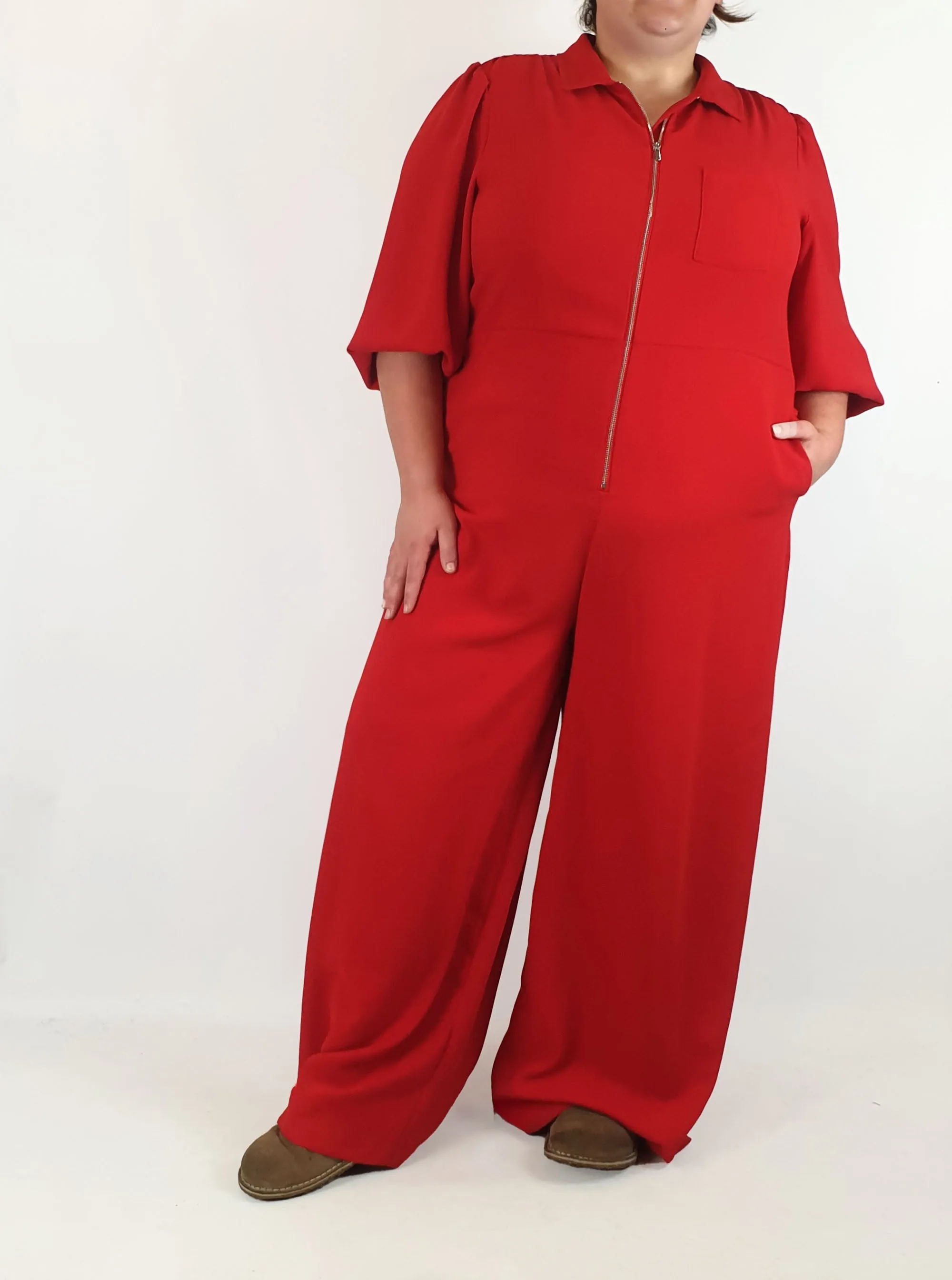 Red jumpsuit size 20