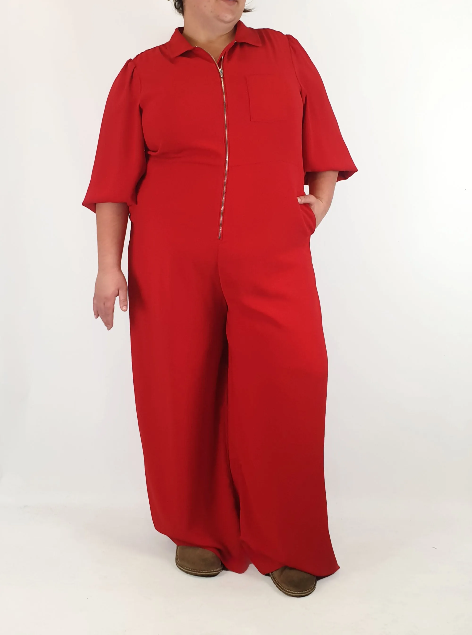 Red jumpsuit size 20