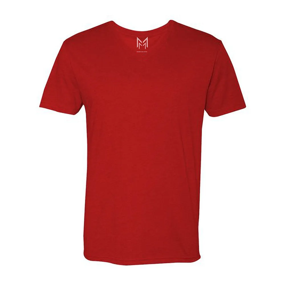 Red V Neck T-Shirt