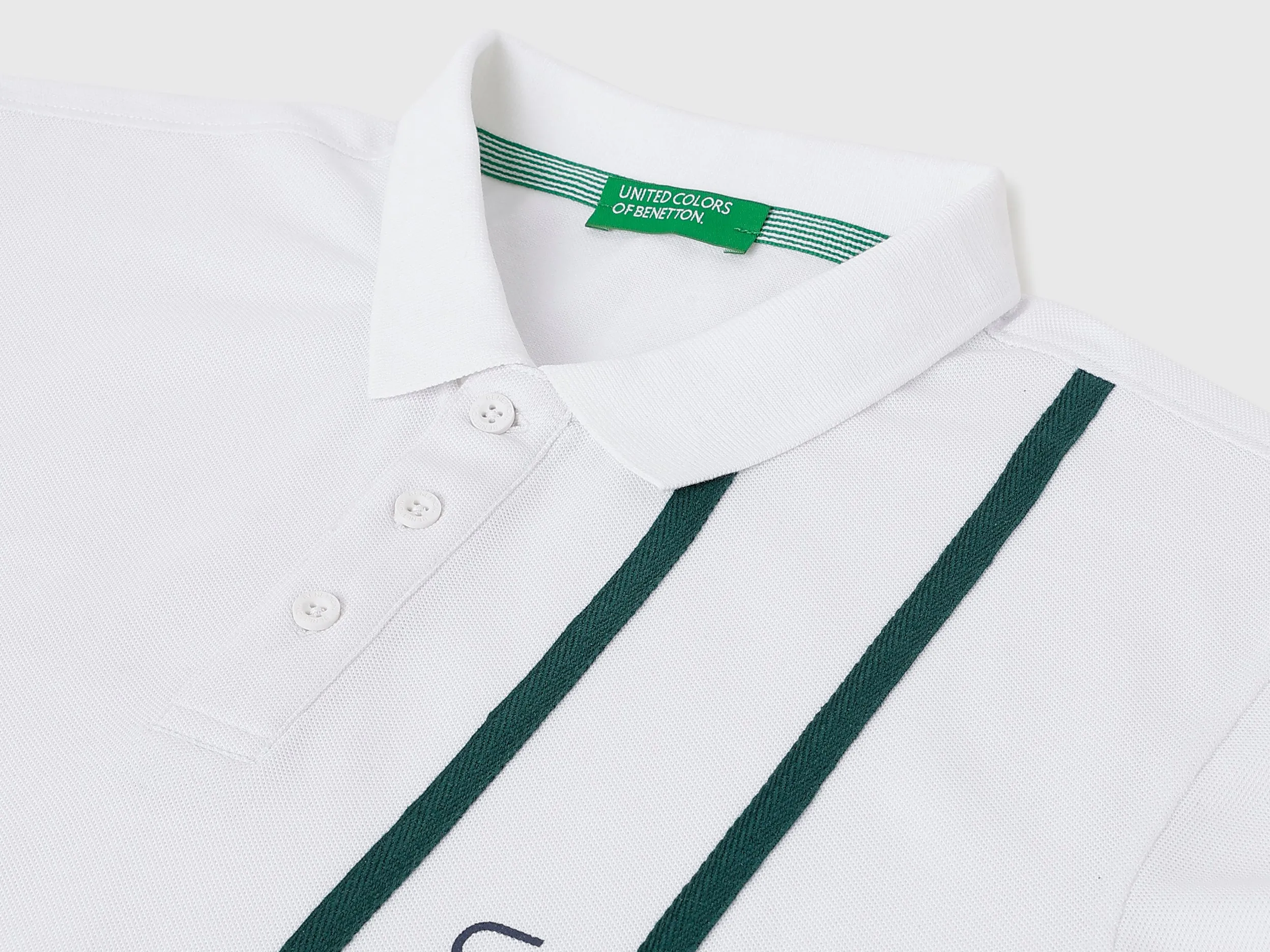Regular Fit Polo Neck Printed T-Shirts