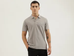 Regular Fit Polo Neck Solid T-shirts