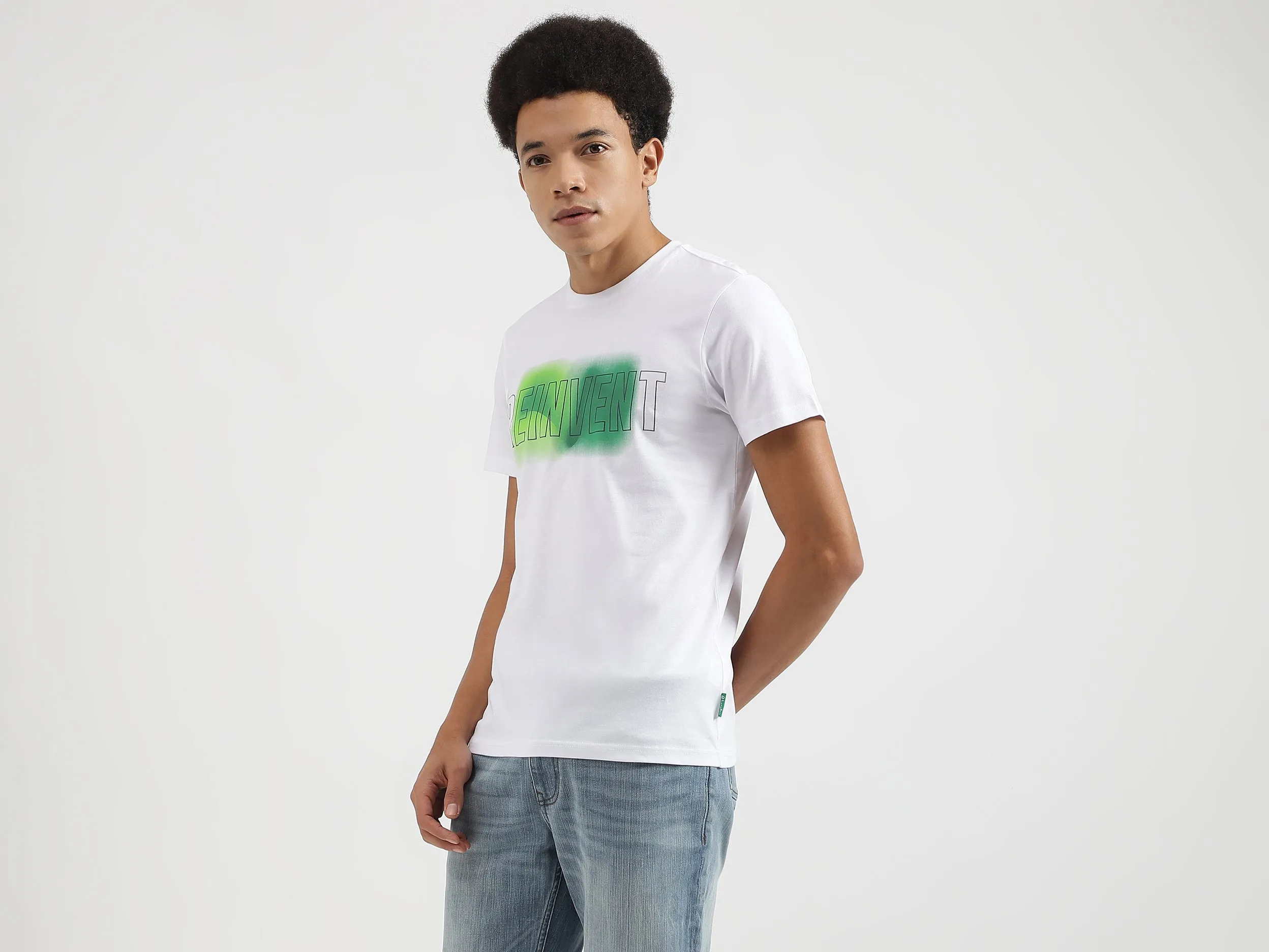Regular Fit Round Neck Printed T-Shirts