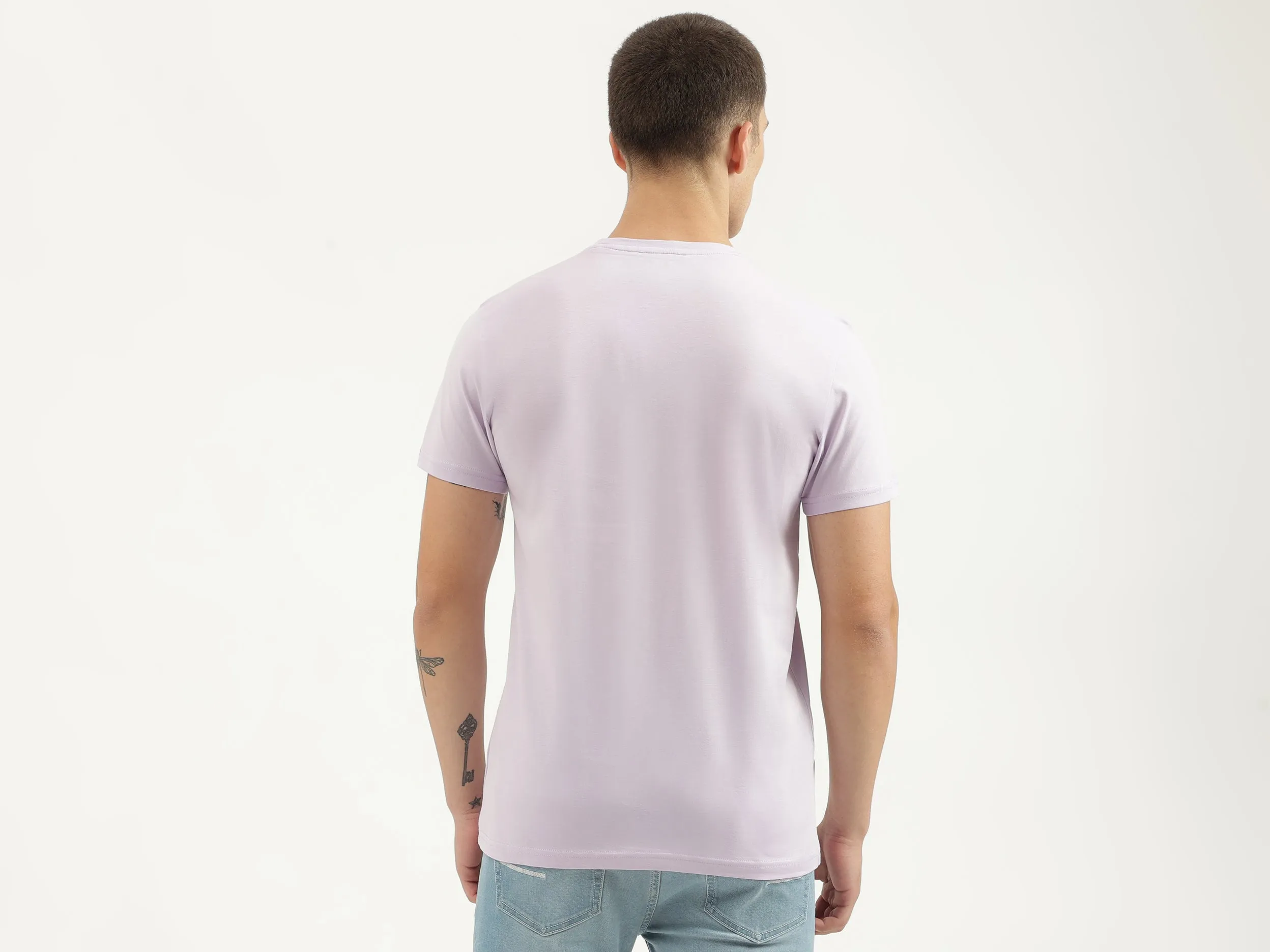Regular Fit Round Neck Solid T-shirts
