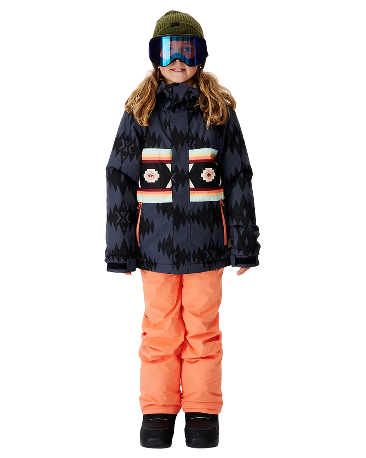 Rip Curl Olly Snow Jacket Kids - Washed Black - 2023