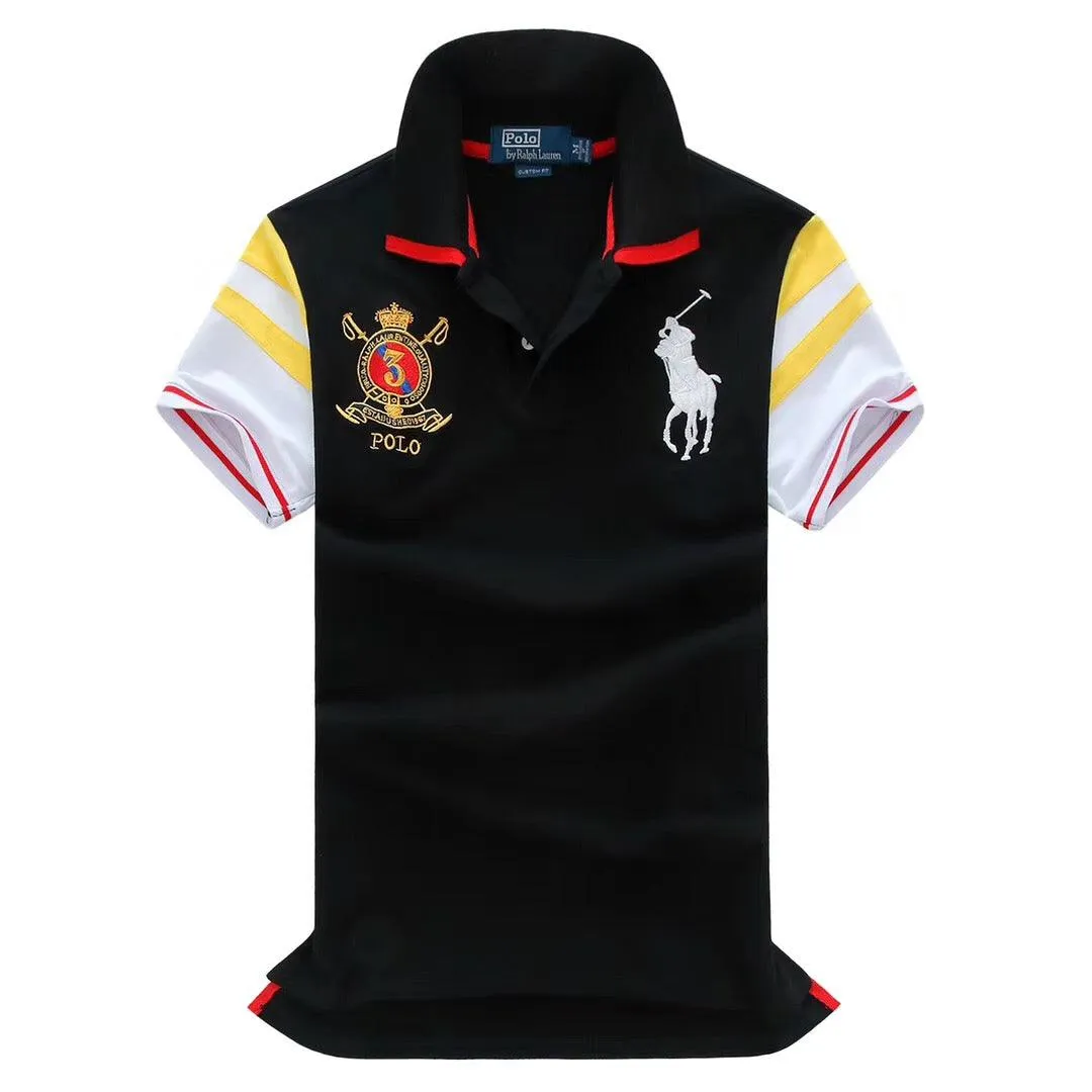RL Custom Fitted Entine Marine 1967 Black Polo