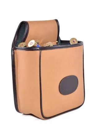 Robey & Green Glebe Canvas and Leather Open Top Cartridge Bag (Pouch)