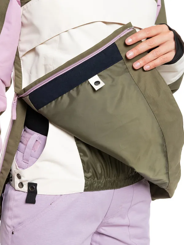 Roxy Shelter Jacket Womens - Burnt Olive
