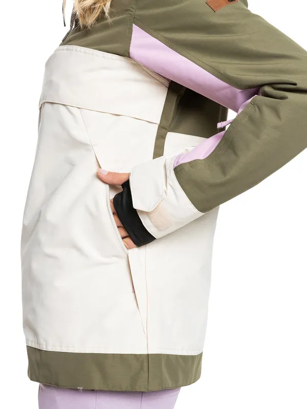 Roxy Shelter Jacket Womens - Burnt Olive