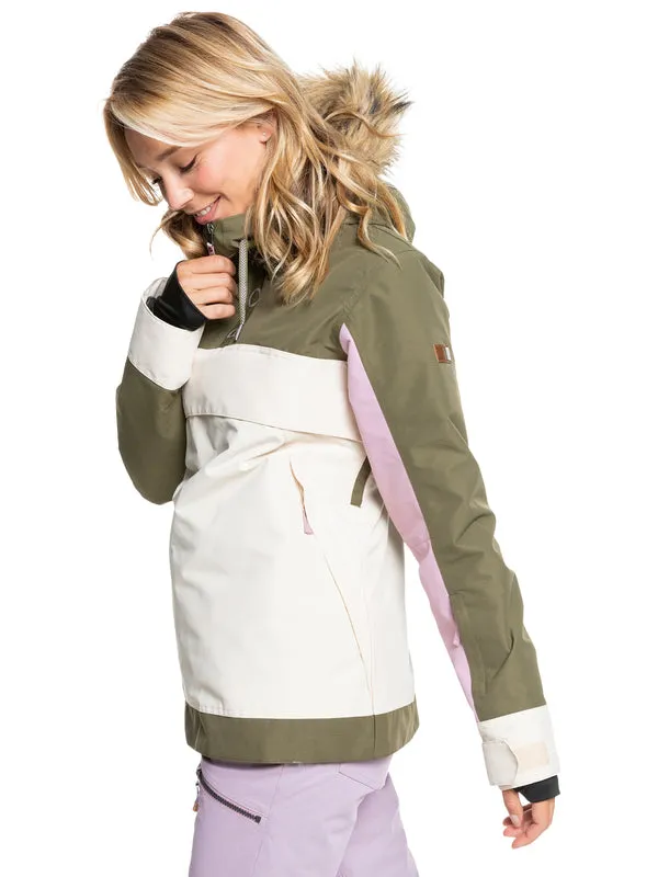 Roxy Shelter Jacket Womens - Burnt Olive
