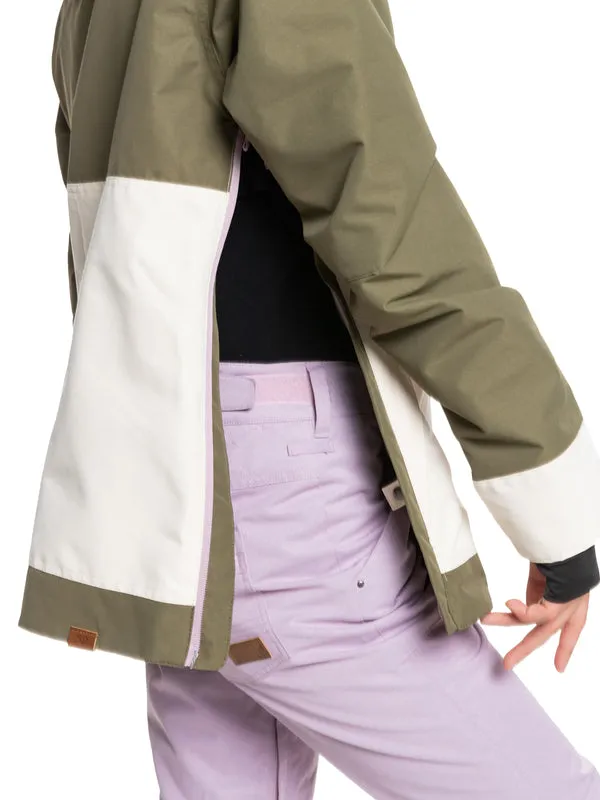 Roxy Shelter Jacket Womens - Burnt Olive