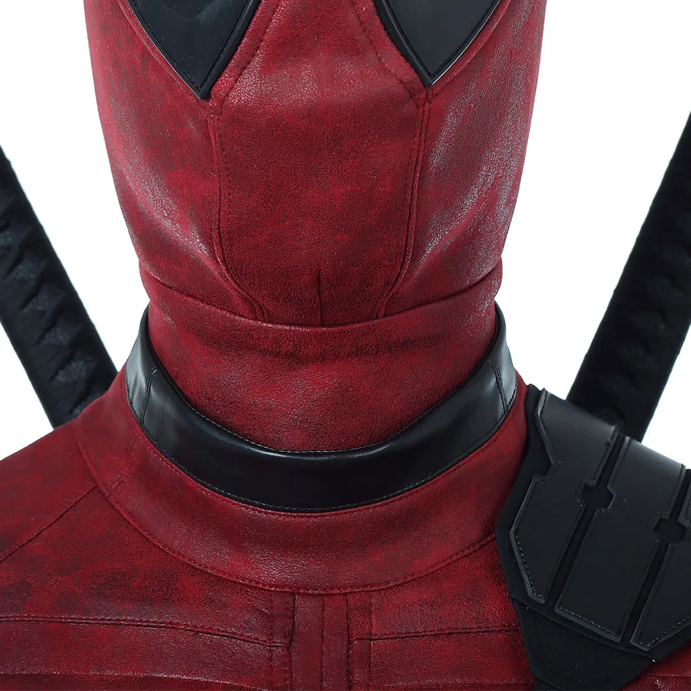 Rulercosplay Deadpool Red jumpsuits Movie Cosplay Costume